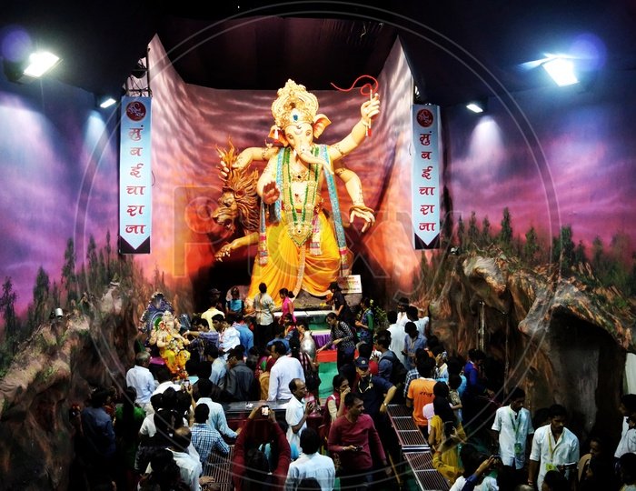 MUMBAI CHA RAJA Ganesh Galli, Oldest Ganesh Mandal, Lalbaug, Mumbai