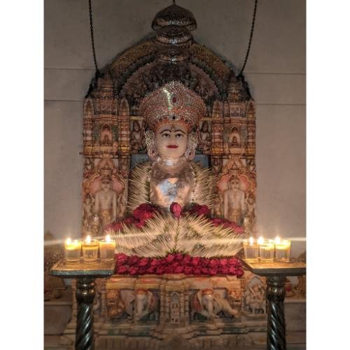 Shri Vasupujya Swami Shwetamber Jain Derasar, Vatsalya Height, New Pal Road, Adajan Gam,Surat,Gujarat