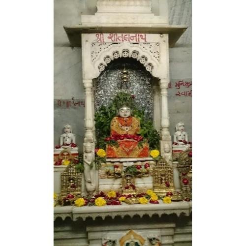Shri Shitalnath Jain Derasar, Uttamchand Zaveri Pole, Laadwada, Mandvi, Vadodara,Gujarat