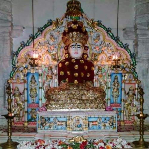 Shri Sambhavnath Jain Mandir, Shubh Residency, Maharana Pratap Road, Vesu,Surat,Gujarat