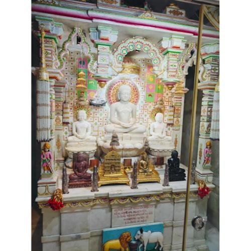 Shri 1008 Shantinath Digamber Jain Mandir, Guru Ram Pavan Bhumi, Adajan Gam, Adajan,Surat,Gujarat