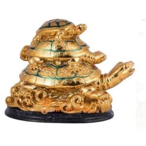 3 Tortoises Family Golden look