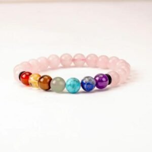 7 Chakra With Rose Quartz