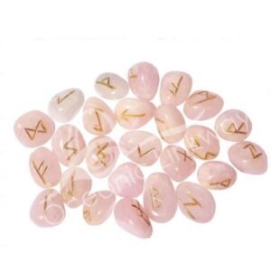 Rose Quartz Rune Set