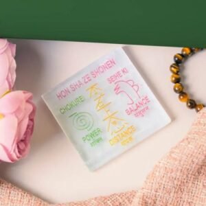 Selenite Reiki Symbols Charging Plate Square