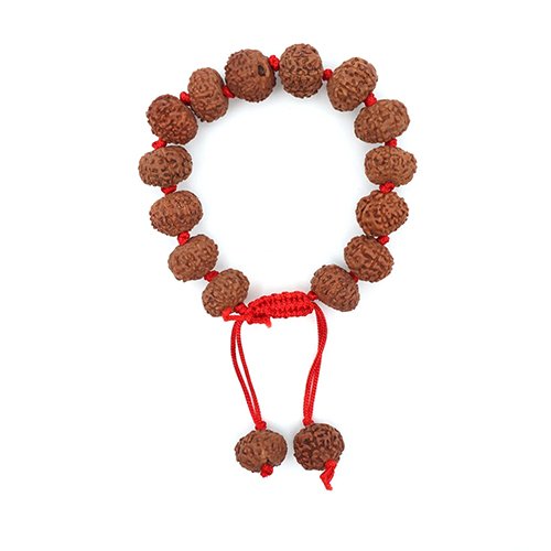 10 MUKHI RUDRAKSHA BRACELET (Adjustable Sliding Knot) by Gangtarang® with Lab Certificate - Image 5