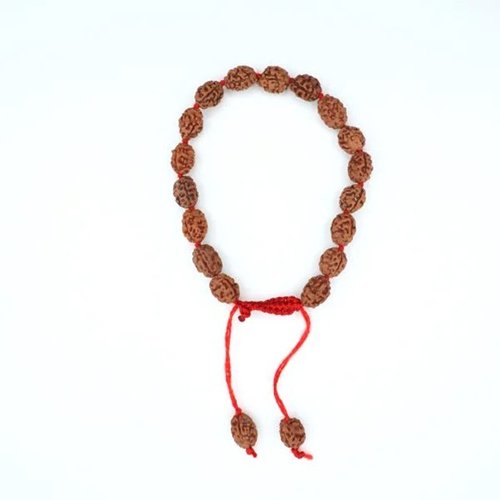 3 MUKHI RUDRAKSHA BRACELET (Adjustable Sliding Knot) by Gangtarang® with Lab Certificate - Image 4