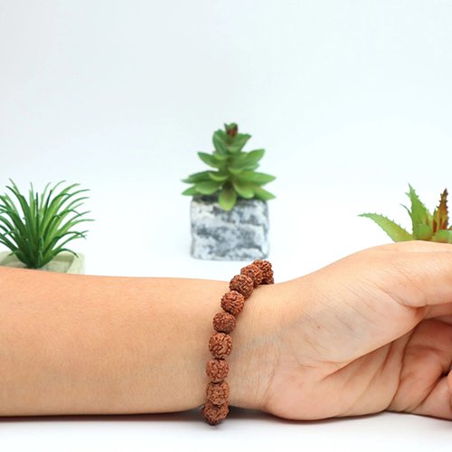 5 MUKHI RUDRAKSHA BRACELET by Gangtarang® with Lab Certificate