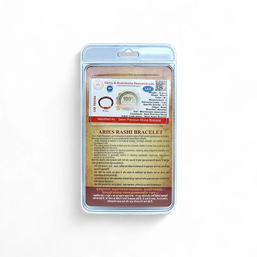 ARIES ( मेष ) RASHI BRACELET by Gangtarang® with Lab Certificate - Image 3