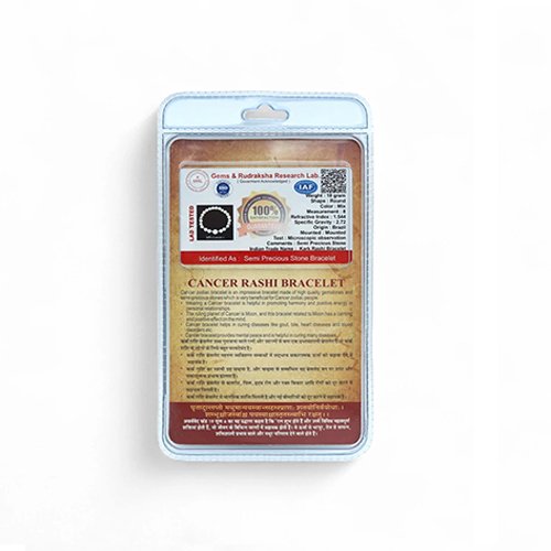 CANCER ( कर्क ) RASHI BRACELET by Gangtarang® with Lab Certificate - Image 3