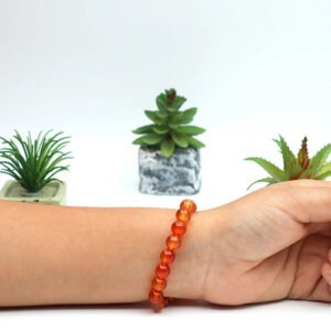CARNELIAN BRACELET by Gangtarang® with Lab Certificate
