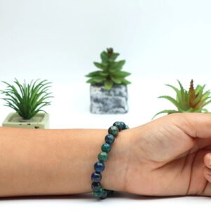 CHRYSOCOLLA BRACELET by Gangtarang® with Lab Certificate