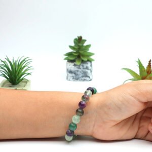 MULTI FLUORITE BRACELET by Gangtarang® with Lab Certificate