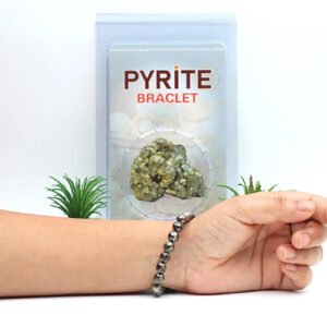 PYRITE BRACELET (Diamond Cut) by Gangtarang® with Lab Certificate