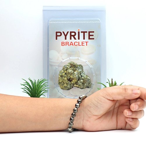 PYRITE BRACELET (Diamond Cut) by Gangtarang® with Lab Certificate