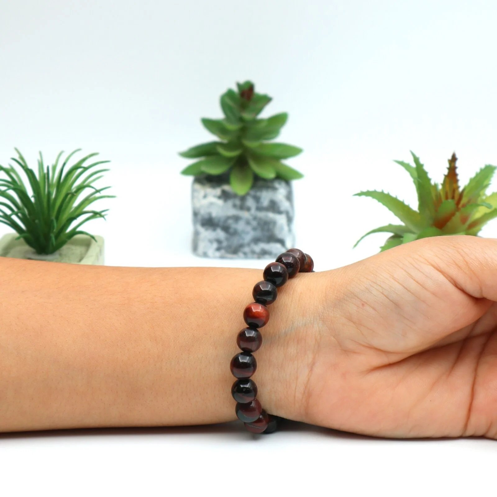 RED TIGER EYE BRACELET by Gangtarang® with Lab Certificate