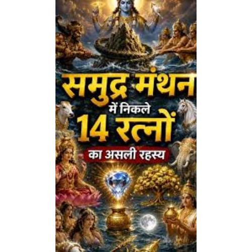 The secret of the fourteen gems obtained from the churning of the ocean.