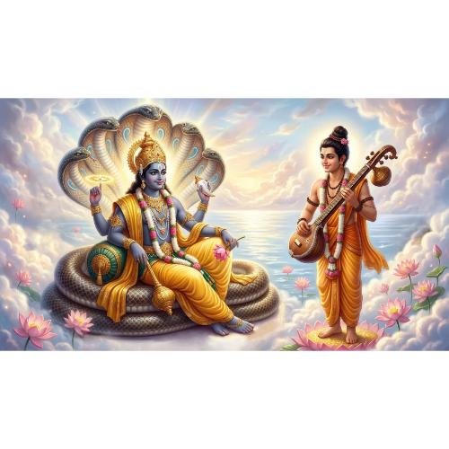 When Lord Vishnu joked with Narada
