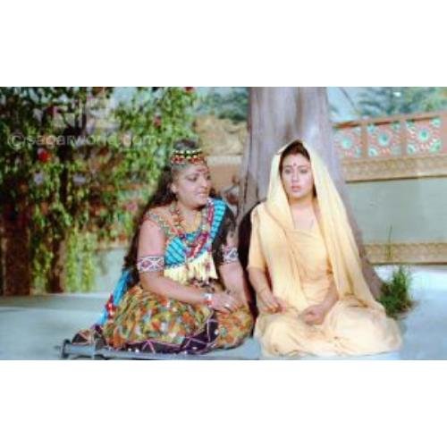 Who was the demoness who was posted to guard Mother Sita, she had seen the destruction of Ravana in her dreams?