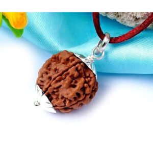 1 MUKHI RUDRAKSHA in Silver Pendant by Gangtarang®