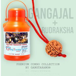 GANGAJAL 2.50 LITRE AND RUDRAKSHA Lab Certified Combo by Gangtarang®