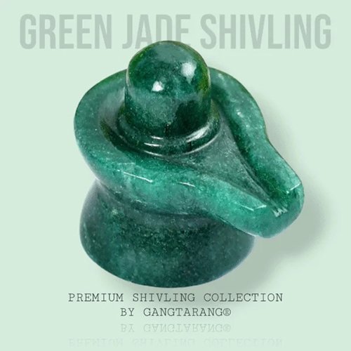 GREEN JADE SHIVLING by Gangtarang® - Image 2