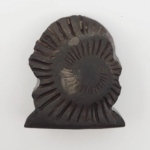 LAKSHMI NARAYAN IDOL CARVED ON REAL SHALIGRAM (100% NATURAL SUDARSHAN) by Gangtarang™ - Image 2