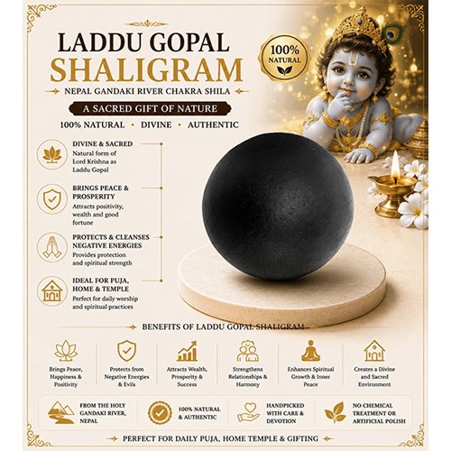 LADDU GOPAL SHALIGRAM by Gangtarang® - Image 2